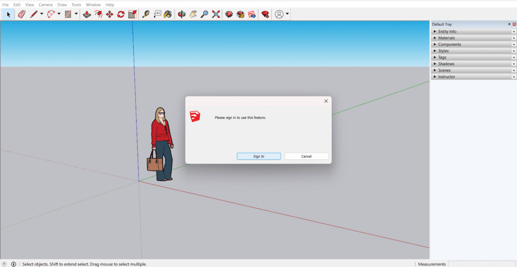 power of 3D Warehouse in SketchUp