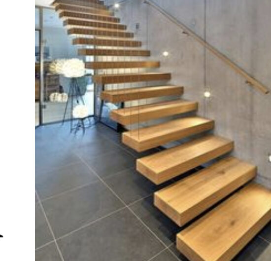 cantilevered staircase